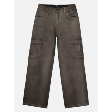 GUESS παντελόνι cargo παιδικό L5RA13D5J40-KWSH μαύρο